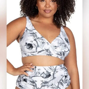 Artesands Maluridae Delacroix Cross Front D-G Cup Bikini Top - Black, 14+